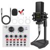V8s English Sound Card Device: Desktop and Mobile Live Broadcast & Recording Set