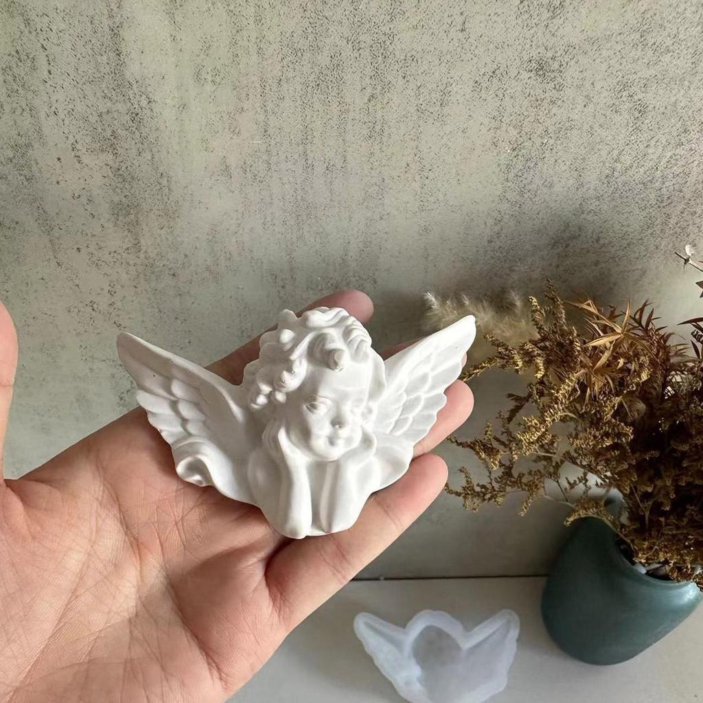 Silikonowe formy 3D Anioł do masy cukrowej Formy gipsowe Anioł Łatwe wyjmowanie Forma anioła do masy cukrowej Dla miłośników świec ręcznie robionych Początkujących