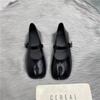 Fashion Novelty Split Toe flat shoes woman quality leather mary janes Japanese style trotters flats ankle bele Tabi ninja loafers women