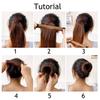 Girl Hair Bun Maker French Twist Hair Fold Wrap Snap Ballet Bun for Women Magic Hair Bun Maker Donut Bun Maker Hair Accessories
