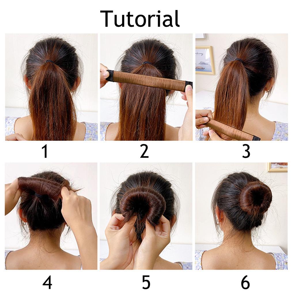 Girl Hair Bun Maker French Twist Hair Fold Wrap Snap Ballet Bun for Women Magic Hair Bun Maker Donut Bun Maker Hair Accessories
