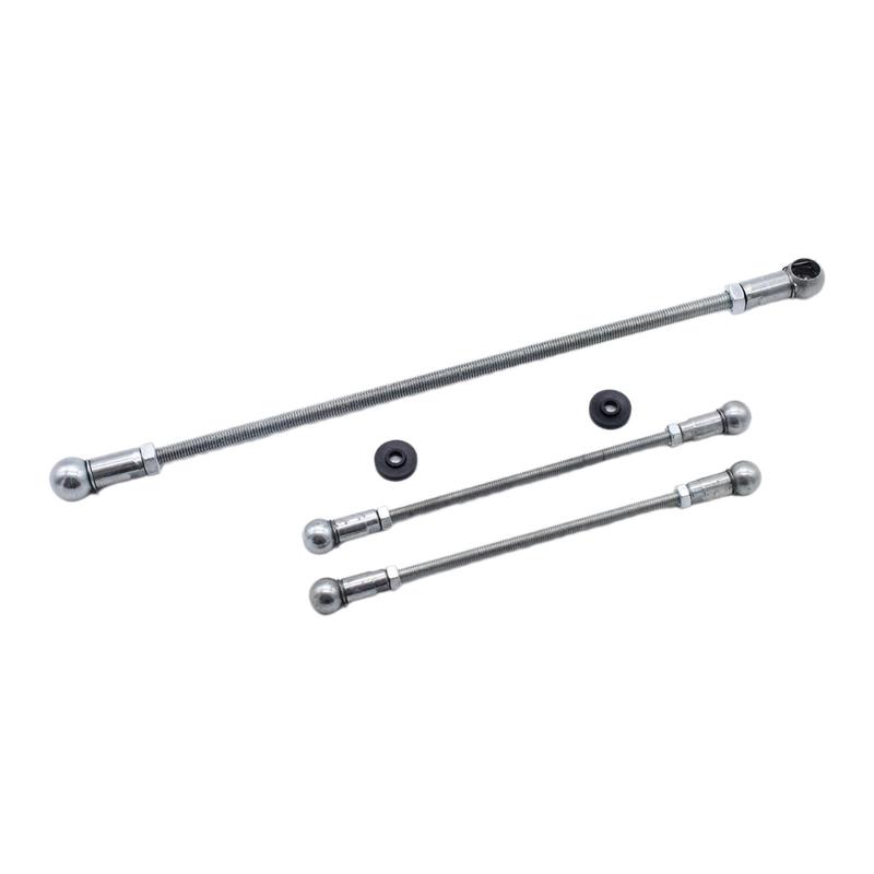 Metal Gear Linkage Push Rods Kit Car Transmission Parts Set Replacement for Peugeot 106 Saxo 245283 2452E1