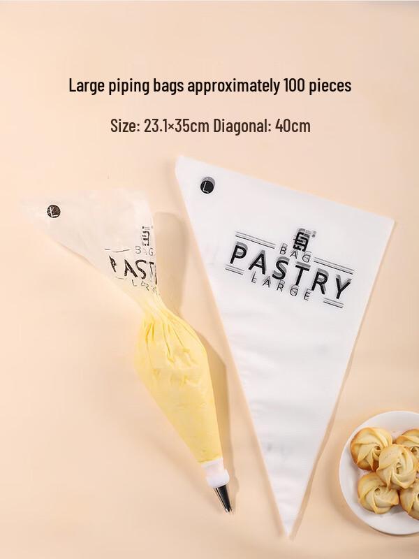 

Disposable Piping Bags and Tips Set