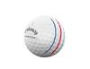 Callaway Golf Ball CHROME TOUR 24 TRIPLE TRACK 1 Dozen (12 Pieces) 4 Piece Construction Triple Track White