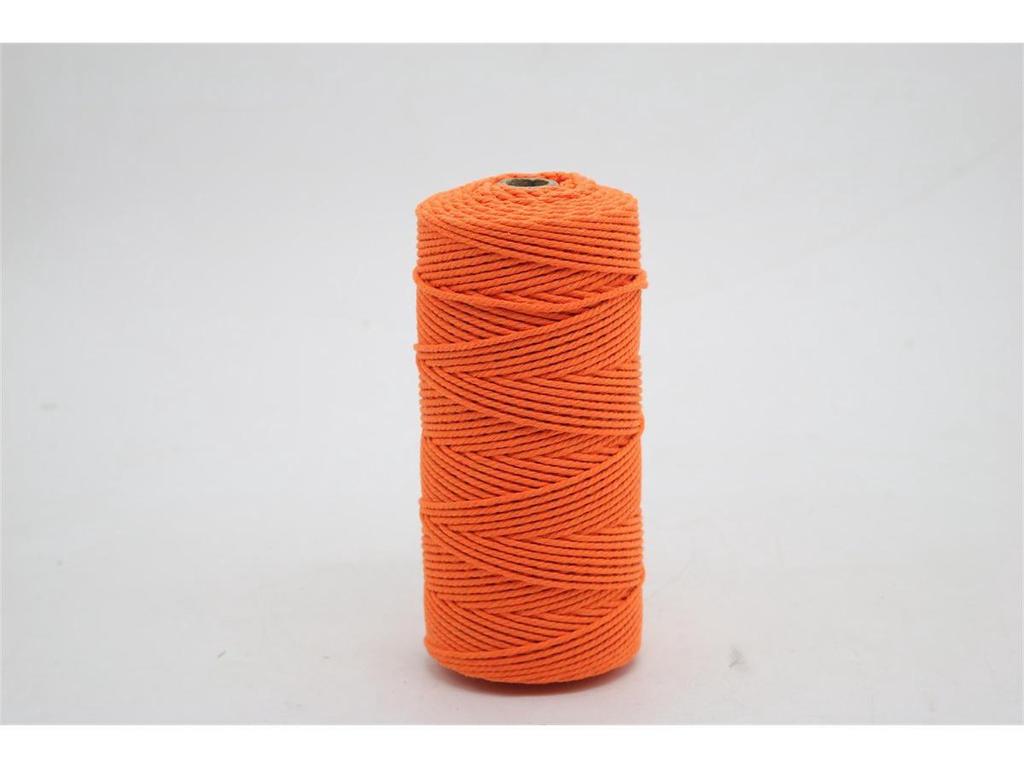 2 mm farbiges Baumwollfadenseil für selbstgemachte dekorative geflochtene Wandteppiche