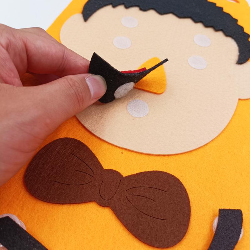 1Set 30CM Family Members Style Emotion Changing Felt Facial Expression Interaction Game Props Birthday Gifts Party Souvenir ZYF