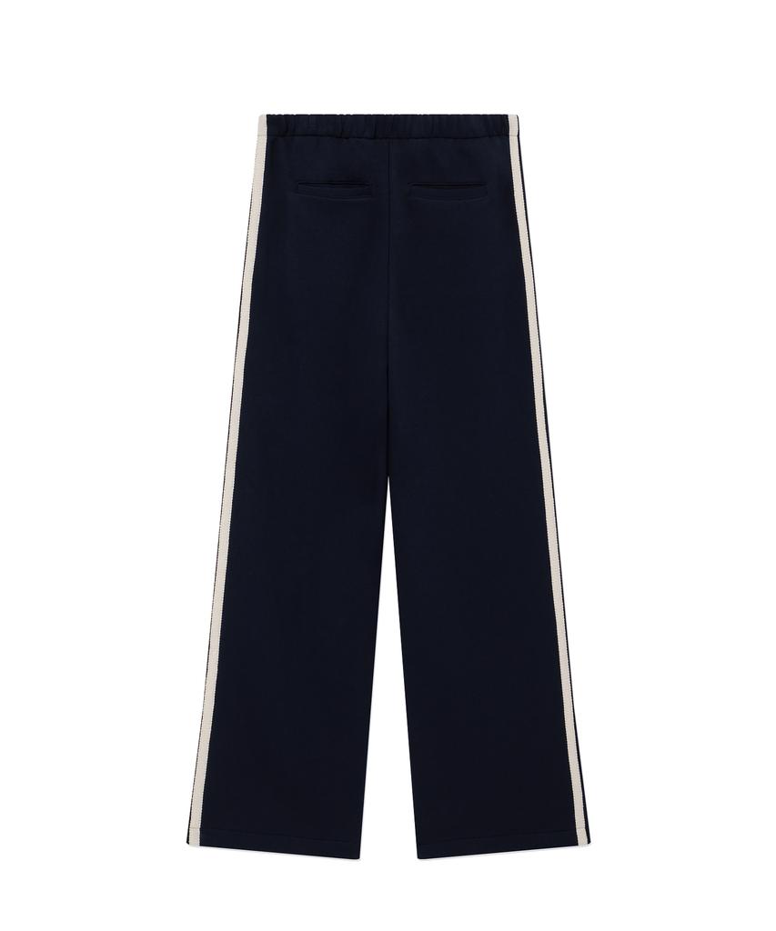COVERNAT WOMAN Taping Straight Sweatpants Dark Navy