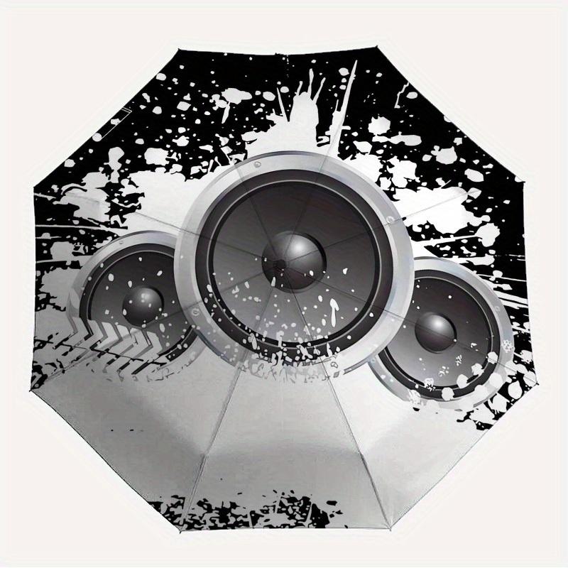 

1pc Speakers Sound Themed High-quality Umbrella,Automatic Opening and Closing Umbrella,Multi-functional Umbrella G0811234