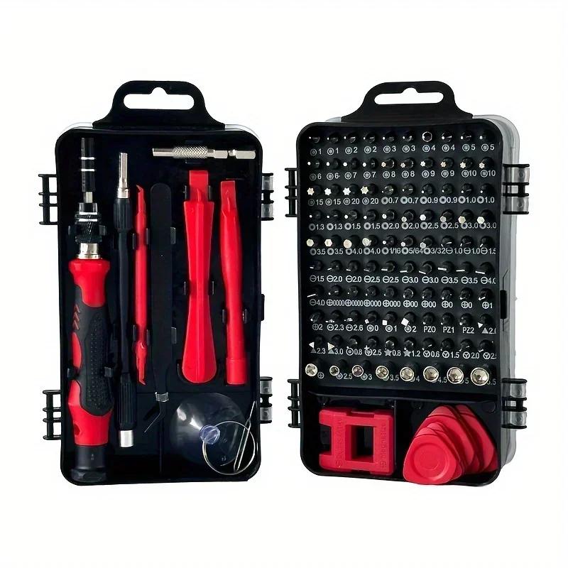 115 In 1 Precision Screwdriver Set PRO Electronics Magnetic Repair Tool Kit With Case For Repair Computer IPhone PC Household