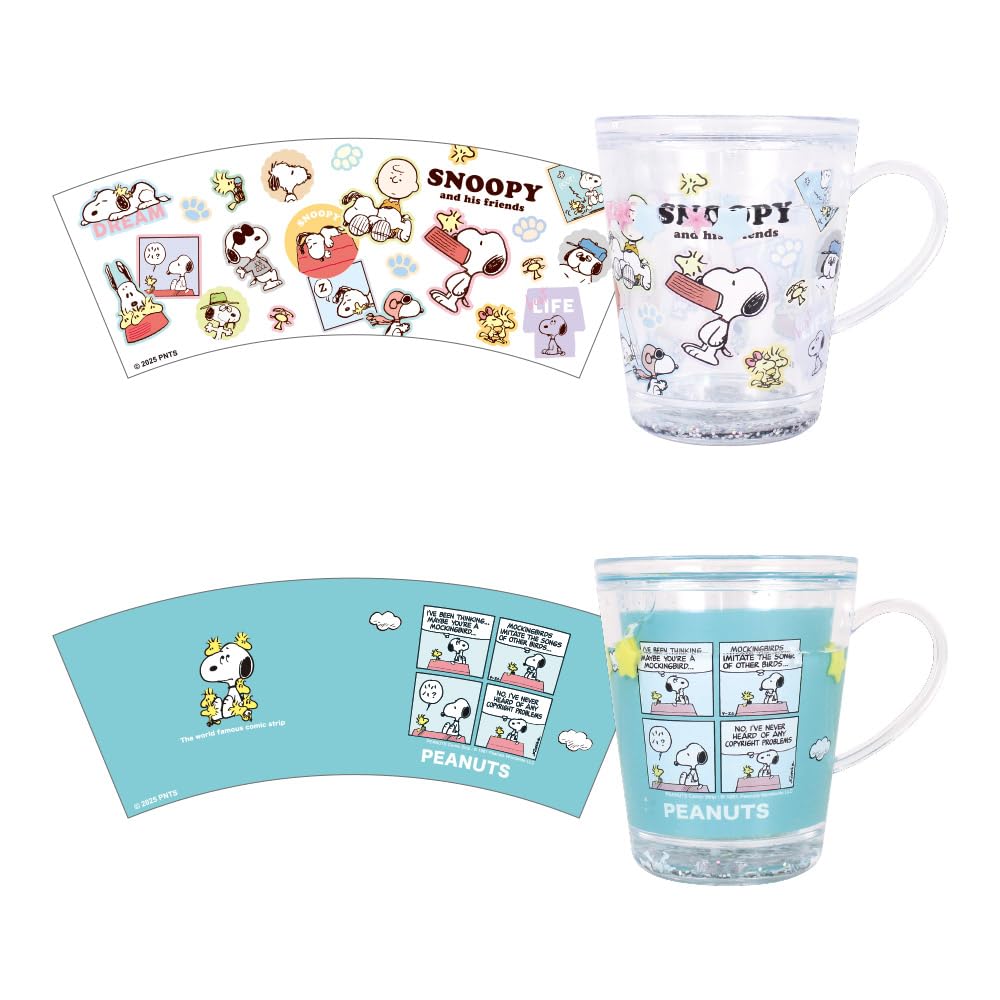 Snoopy Water Cup Comic