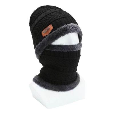 Conjunto de Cachecol de Inverno, Cachecol, Balaclava, Gorro