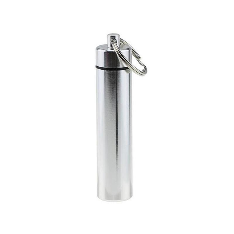 1 Piece Aluminum Alloy Portable Rustproof Stand For Toothpick Outdoor Household Travel Seal Storage Container Box Holder Case
