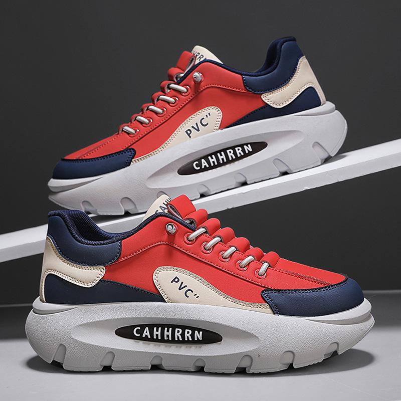 

Men s shoes spring high-end versatile casual platform heightening dad trendy shoes fashion casual sports shoes bread shoes 44