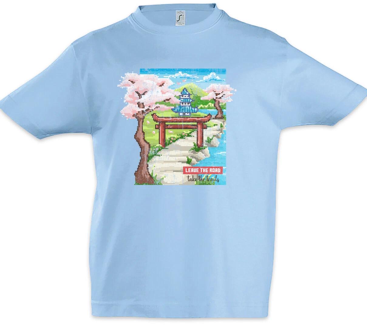 Leave The Road Take The Trails Kids Boys kids boys T-Shirt Camping Hiking Boy Scouts 160