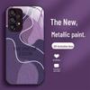 Color Block Liquid Glass Oil Painting Phone Case for Samsung S22Pro, S21, S20Ultra
