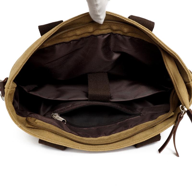 Pánské plátěné tašky přes rameno Casual Tote Cestování Pánská crossbody taška Luxusní tašky Messenger Móda Vysoce kvalitní kabelka