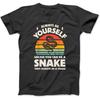 Snake Always Be Yourself Retro Vintage 70s Men Women Reptile T-Shirt NVY Men Women Unisex, Longsleeve Tanktop Hoodie