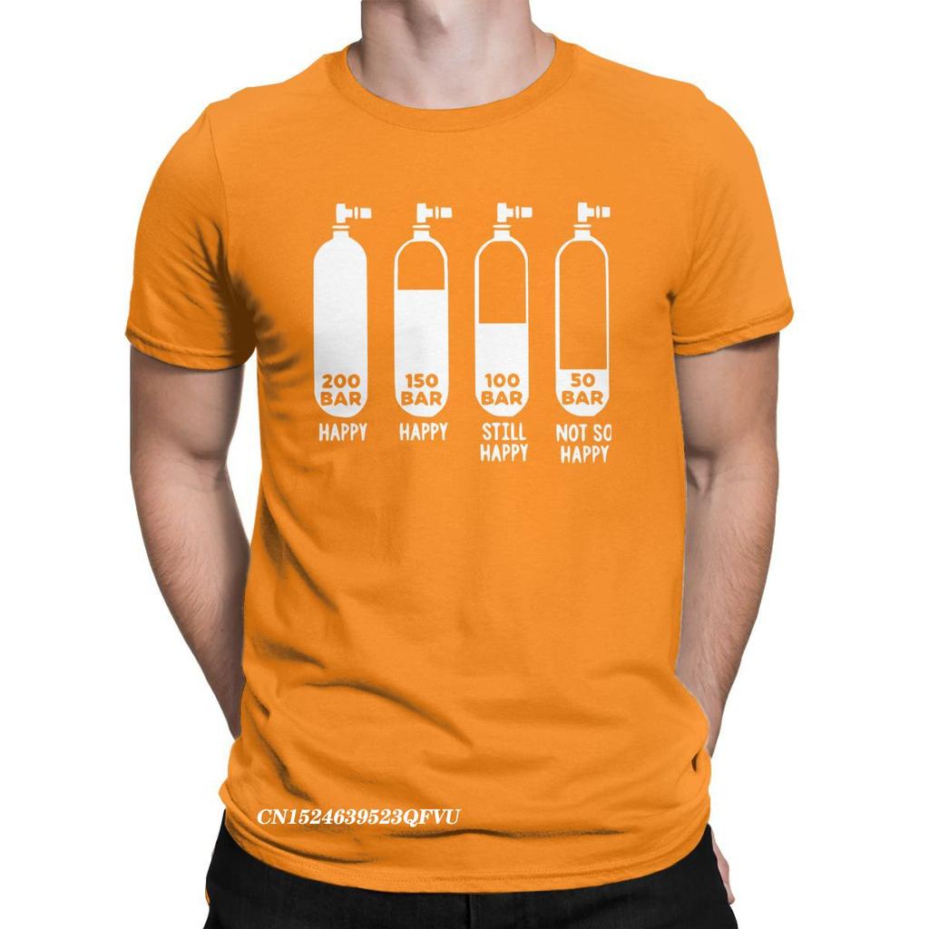 Herren T-Shirt Tauchen Taucher 200 Bar Verrückt Baumwolle T-Shirts Harajuku Scuba T-Shirt Rundkragen Kleidung Original