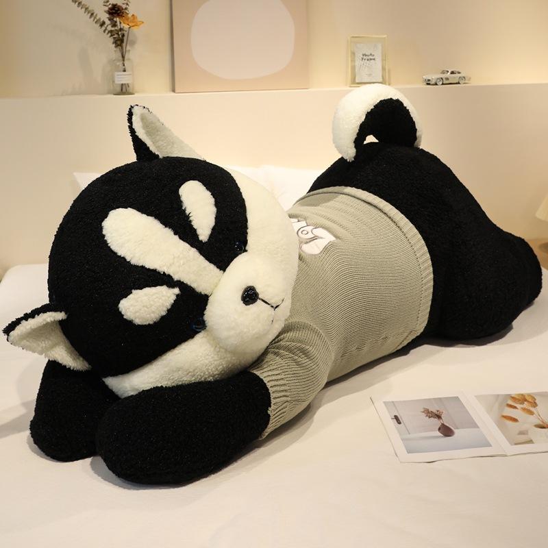 Large Soft Sweater Dog Husky Big Doll Plush Toy Big Dog Doll Girl Ragdoll