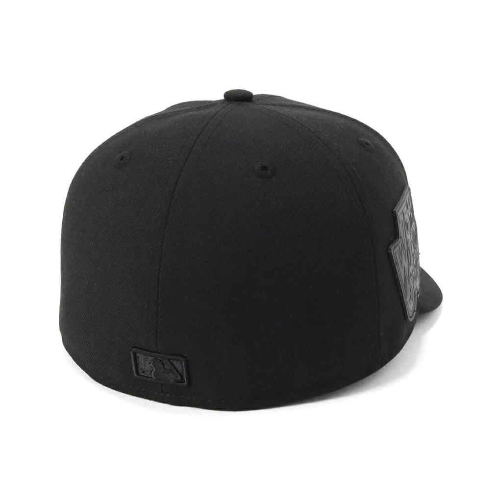 New Era 59FIFTY Cap MLB New York Yankees NY Black 7 Side Patch ONSPOTZ Exclusive and Hat 5950 Side Patch Deep Gill BB Cap UV Protection Trendy Design