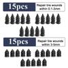 Tire Repair Rubber Nail,40PCS Tire Repair Rubber Screws Fast Tyre Self-Service Tool,Electromobile Tire Puncture Repair for Car