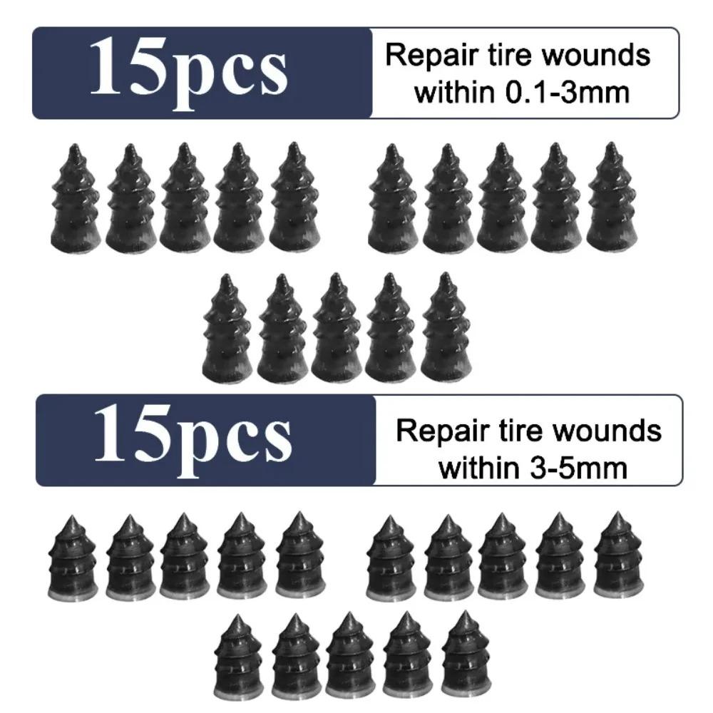 Tire Repair Rubber Nail,40PCS Tire Repair Rubber Screws Fast Tyre Self-Service Tool,Electromobile Tire Puncture Repair for Car