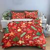 Merry Christmas Gingerbread Design Bedding set (1 duvet cover, 2 pillowcases, duvet not included)