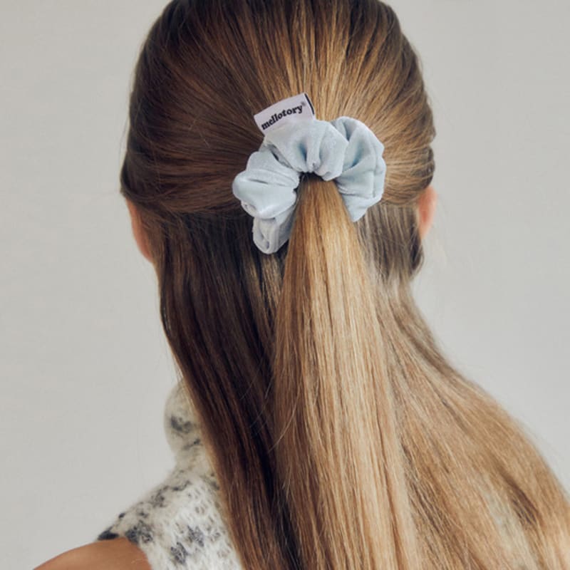 

бархатная мини-резинка для волос mellotory (голубое небо) Sky Blue