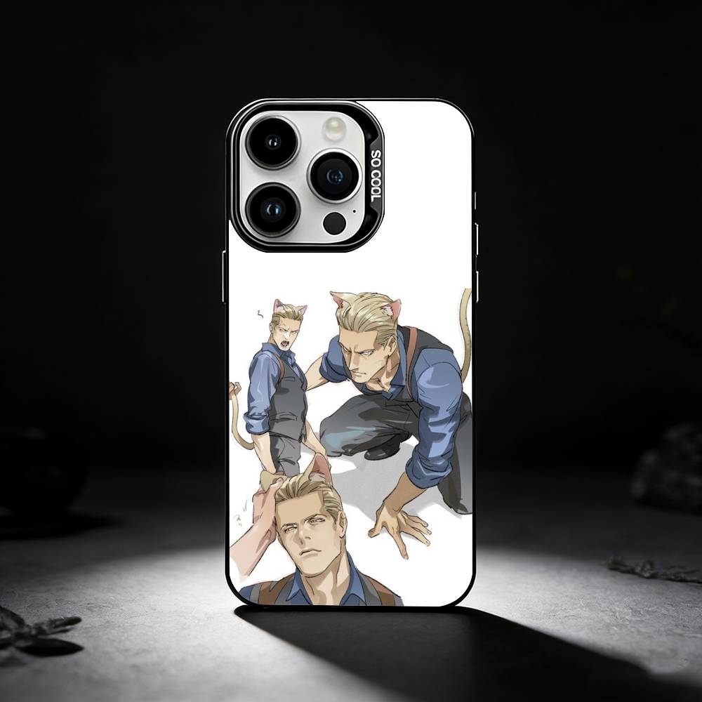 

Albert W-Wesker cool Phone Case For iPhone 17,16,15,14,13,12,11 Plus,Pro Max,XS,Colored silver phone case iPhone14ProMax