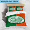 3pcs Cel-tic Football Club Crest Printed Bedding Set Duvet Cover Closure Includes 1 Duvet Cover & 2 Pillowcases Bedding Sets Home Decor Gifts