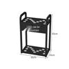 Matte Black 13-Cue Floor Standing Billiard Cue Rack