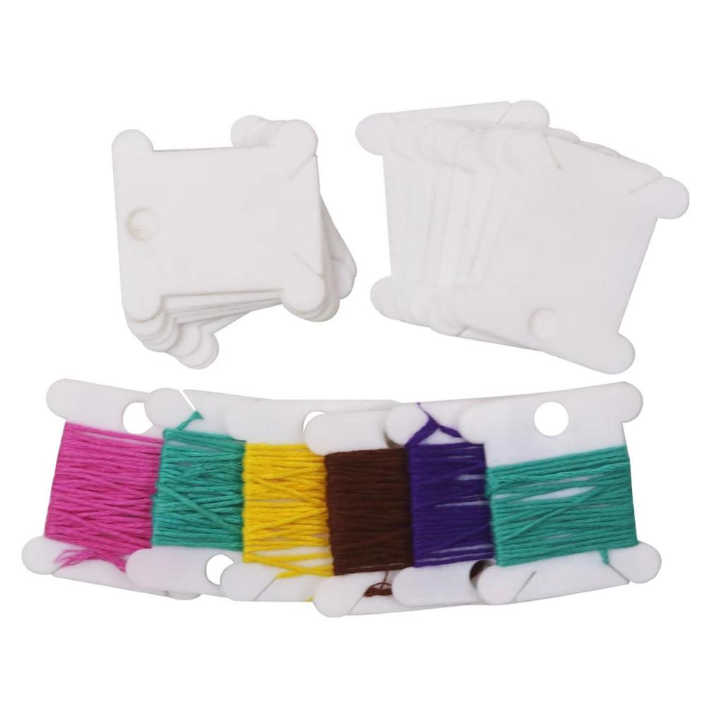 200 Pieces Cardboard Floss Bobbins DIY Sewing Storage Sewing Organization