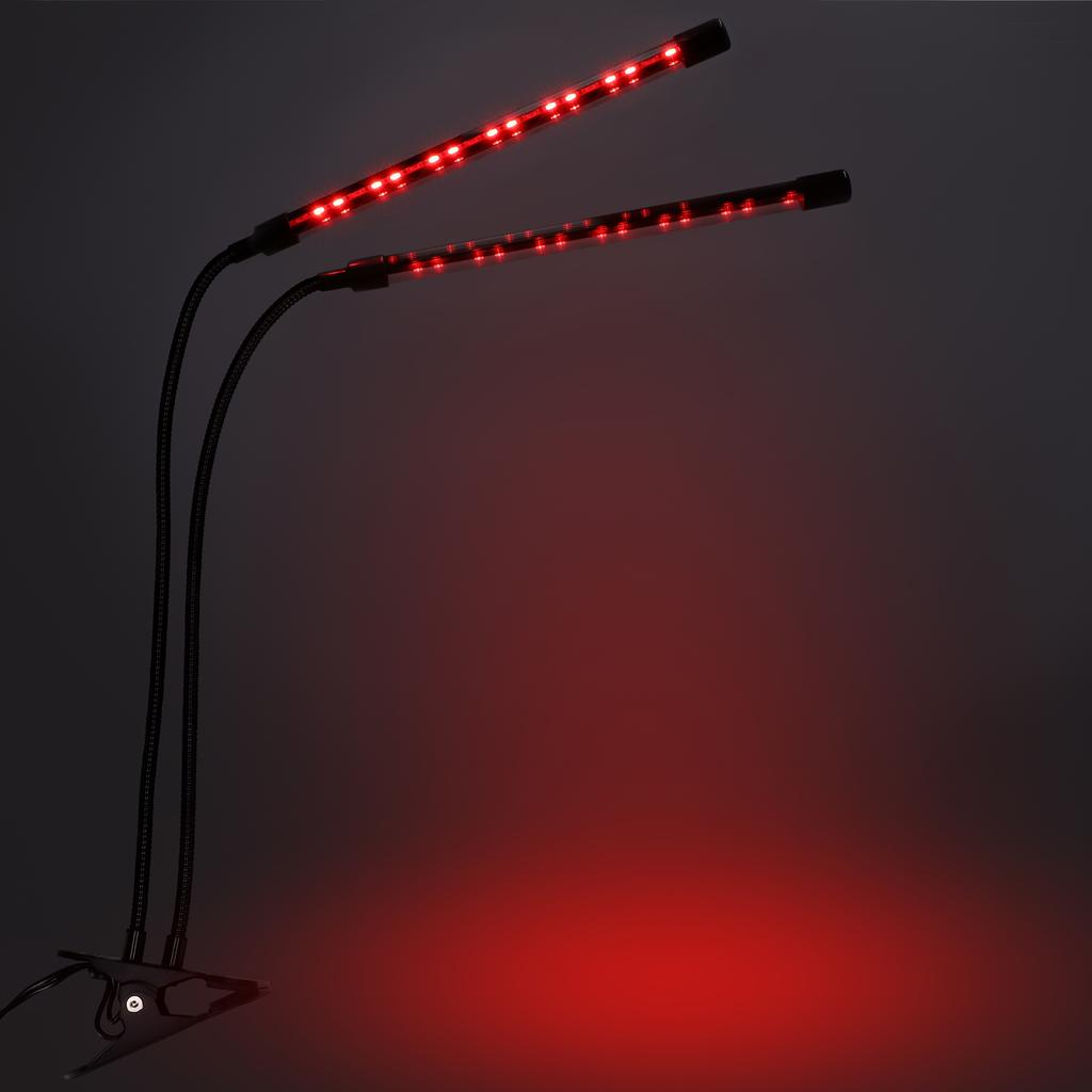 Led Plant Growth Lamp 40 Diodes Timer 15 W For Home Plant Cultivation Without Mains Adapter