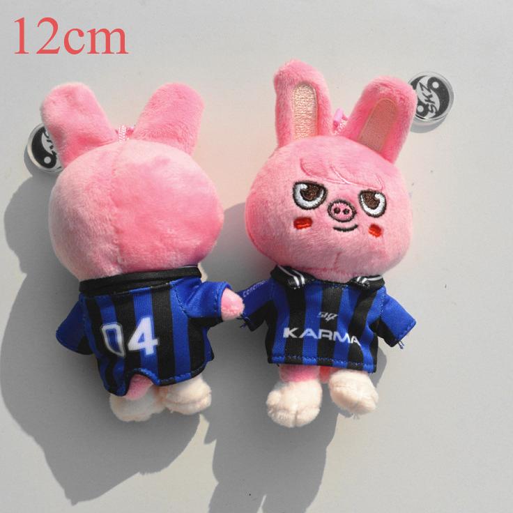 New KPOP Skzoo Plush Keychain Korean Ide Pendant Toy Keychain Fan Collection Giftsol Felix HyunJin Jisung Plush Cartoon