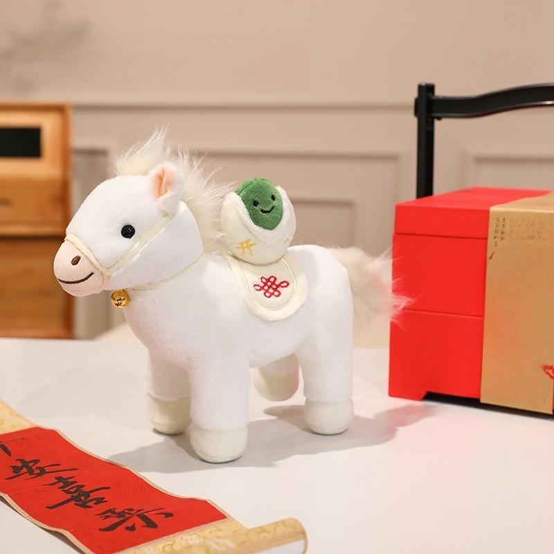 Traditional Horse Plush Doll With Soft Plush Material For Celebrations And Home Decoration