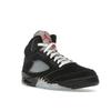 Air Jordan 5 Retro OG Black Metallic Reimagined Men Sneakers White Metallic-Silver Fire-Red HF3975-001