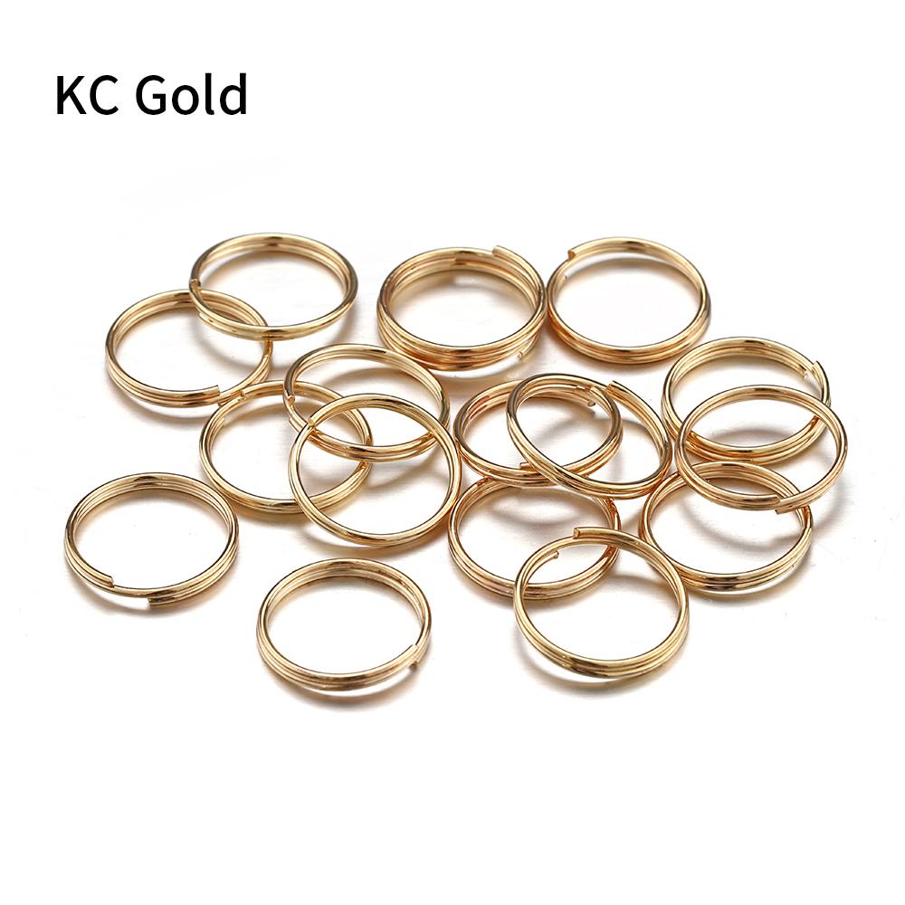 

MINGXUAN 200pcs 5-14mm Key Rings Open Jump Split Rings Double Loops Circle Keychain Ring Holder Connectors for Jewelry Making 5mm