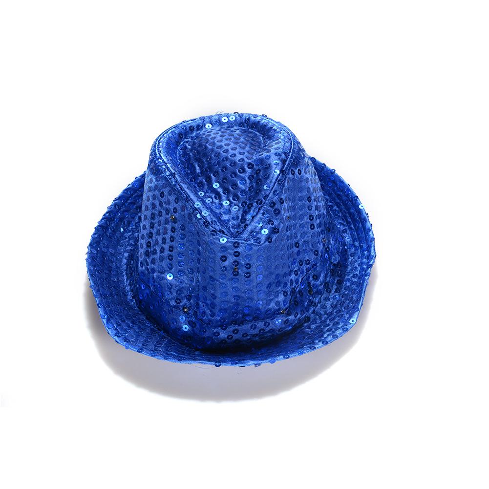 Women Men LED Fedora Hats Flashing Led Novelty Hats For Adults Jazz Fedoras Dance Hat