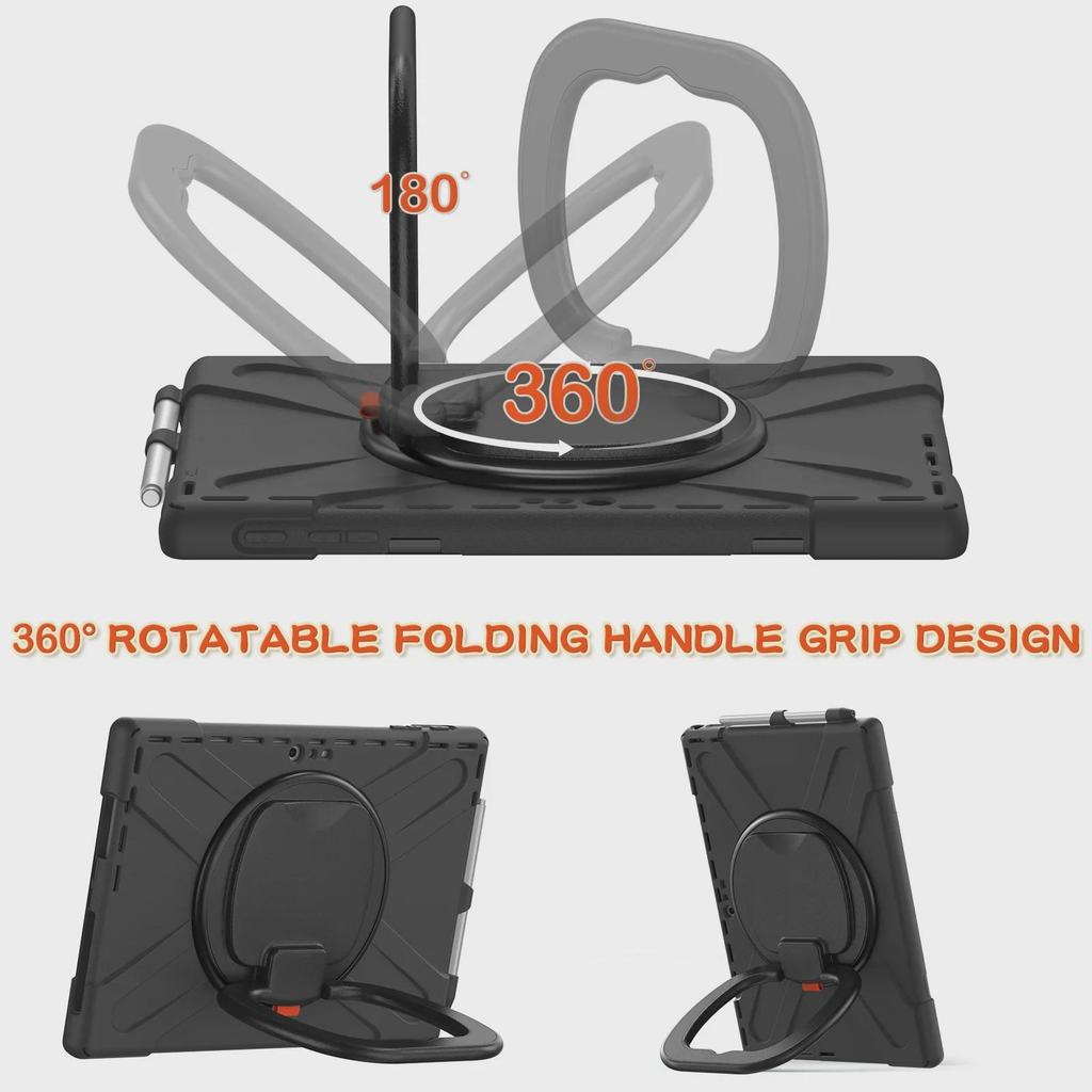 Cover protettiva in silicone per Microsoft Surface Pro 4-7+, montabile a parete.