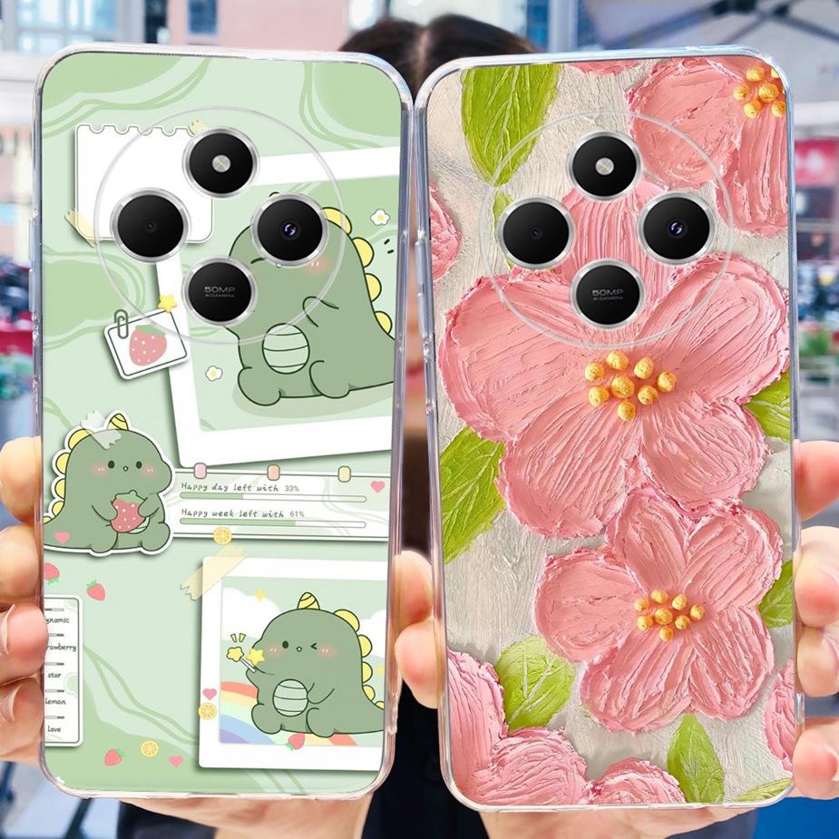 For Xiaomi Redmi 14C Case Poco C75 Cute Cat Cartoon Cover Soft Silicone Phone Case For Xiaomi Poco C75 Redmi 14C 14R Fundas Capa