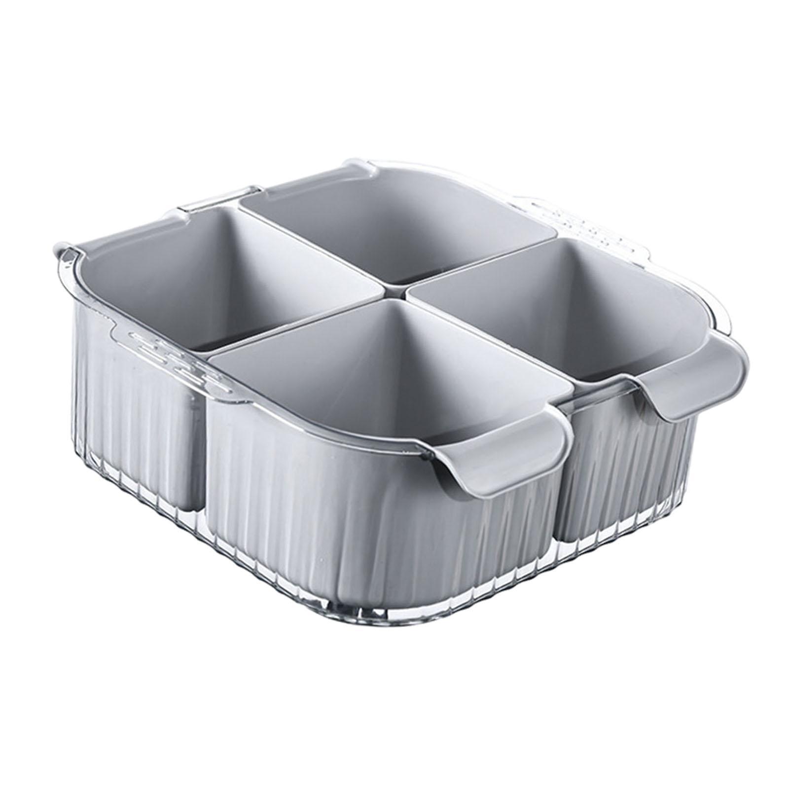 Разделенная сушилка для посуды, Тарелка для хот-пота, Съемная разделенная тарелка, Раковина, Разделенный поднос для подачи вегетарианского ужина