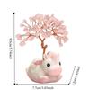 Cartoon Purple Crystal Money Tree Natural Crystal Desktop Ornament  Home Decor