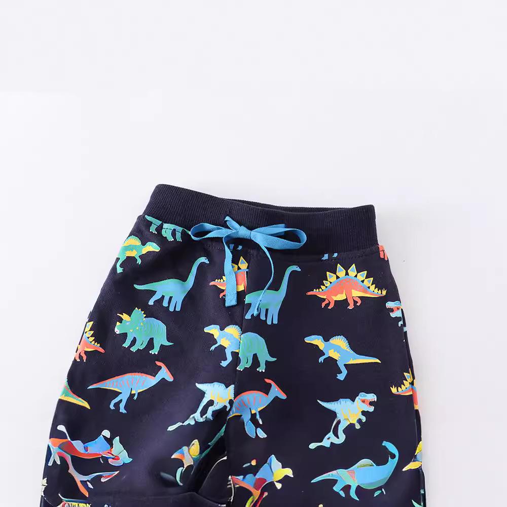 Children's Cotton Sweatpants - European/American Style, Kids Autumn/Winter Trousers