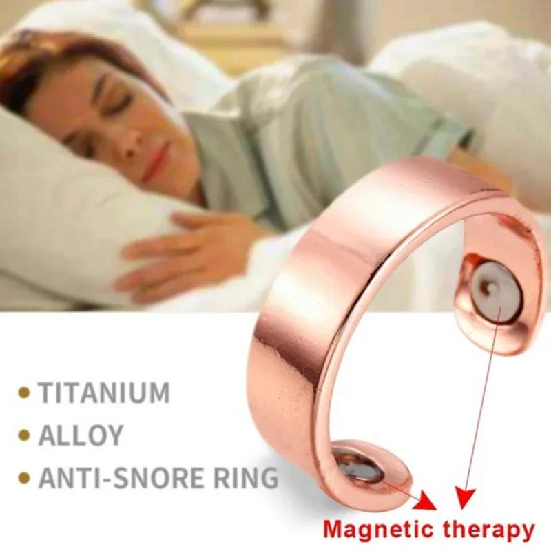 Anti Snore Sleep Aid For Snoring Anti Snoring Device Ring Magnetic Therapy Acupressure Treatment Against Finger Ring