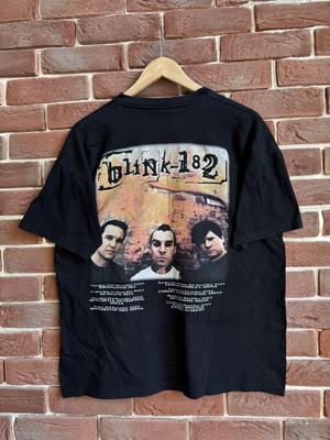 T-shirt Rock Vintage Rare Années 00 Blink 182 L noir T-shirt Unisexe
