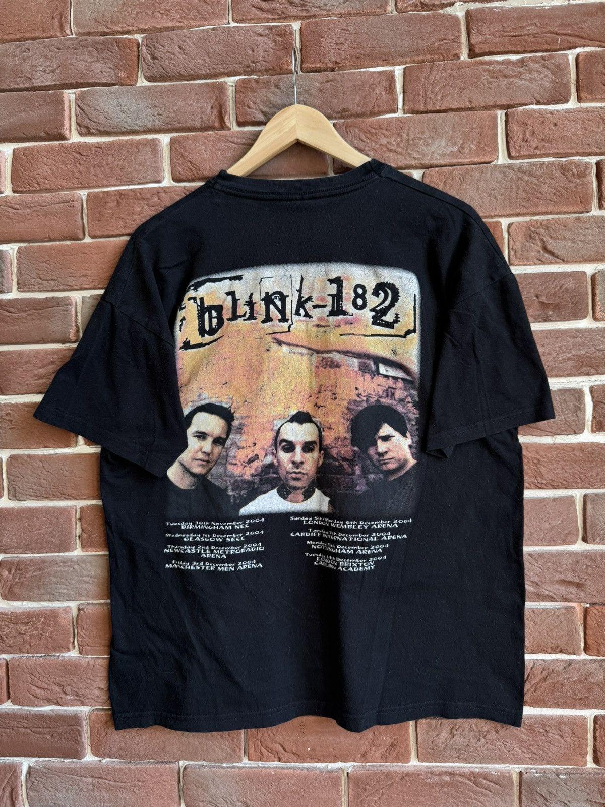 Rare Vintage 00s Blink 182 Rock Band Tshirt L black Unisex T-Shirt XL