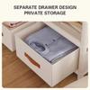 Simple Wardrobe Dustproof Wardrobe with Drawers Household Assembled Simple Storage Armoire Large Capacity Bedroom Furniture