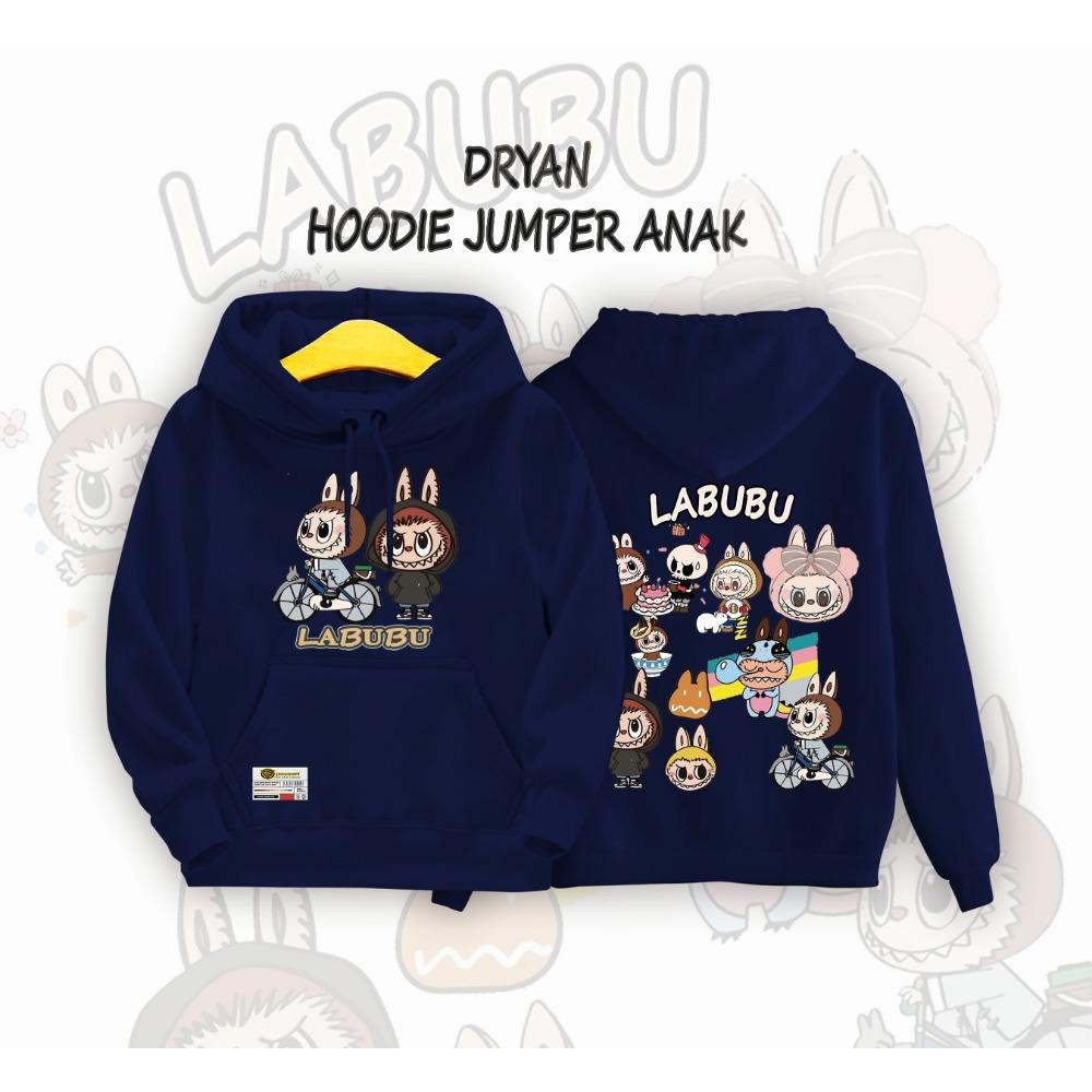 2025 New Children's Hoodie Labubu Fashion All-match LABUBU Printed Girl Hooded Clothing