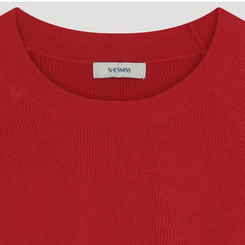 Ea S miSS Raglan Gât Rotund Tricot SSkpoo42680 Re