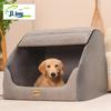 Nuovo Canile Caldo Inverno Cane Medio Grande Golden Retriever Rimovibile e Lavabile Letto Chiuso Stanza Villa Nido Gatto Forniture per Animali Domestici